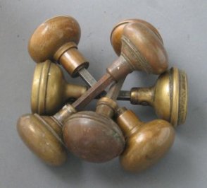 Antique metal knobs from Historic Houseparts