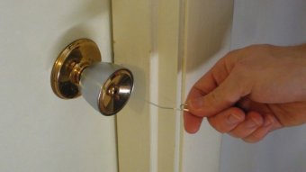 Open Easy Household Locks with a Paper Clip