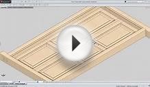 Animation of Door Panel with Hardware Fittings (SolidWorks)