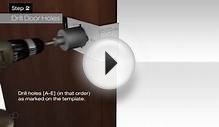 How to fit a Door Handle Privacy Lever Set