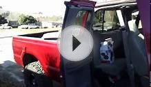 How to pull off the back half door panels on ford super duty