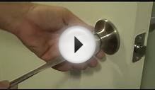 How to unlock a bedroom door without a key